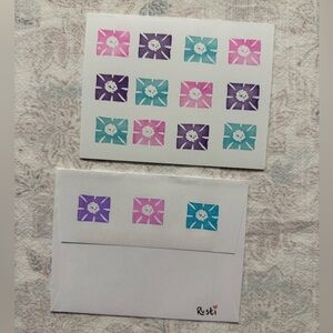 Sun Greeting Card and Envelope